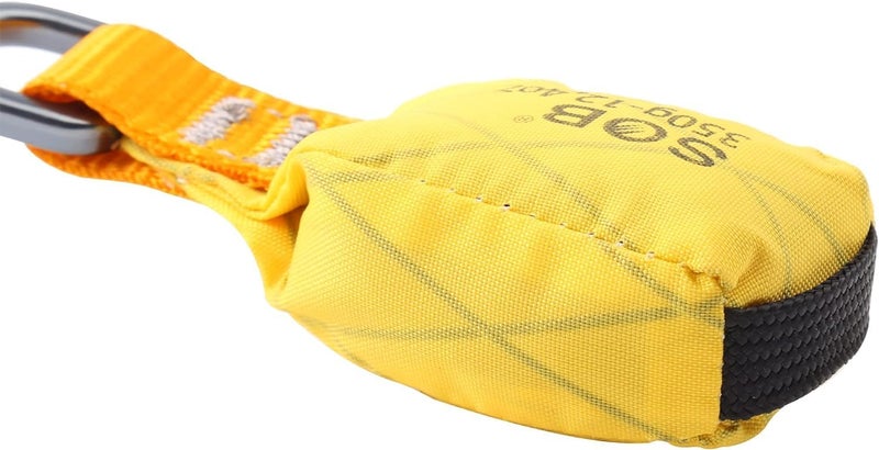 SOB Throw Weight Bag, Durable Climbing Rope Bag for Arborists, Tree Throw Bag for Rock Spelunking (Yellow-350) - Image 4
